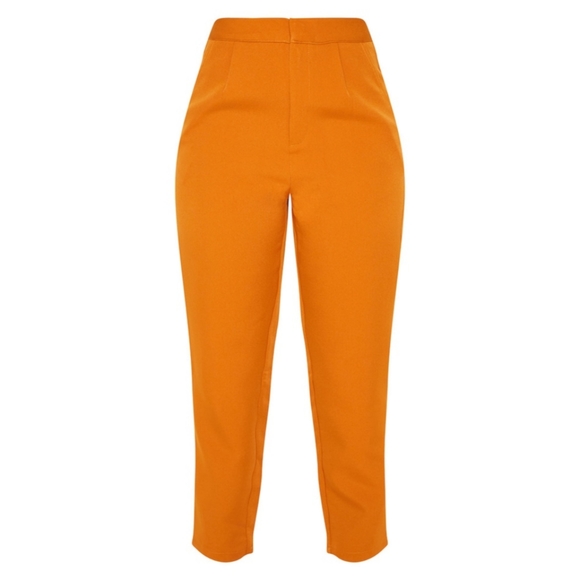 Mustard Cropped Pants - Picture 3 of 6